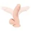 Фаллоимитатор Nature Skin Medium Bendable Dildo, телесный - Фото №3