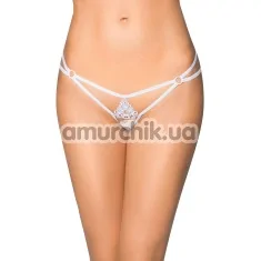 Трусики-стринги G-String 2477, белые - Фото №1