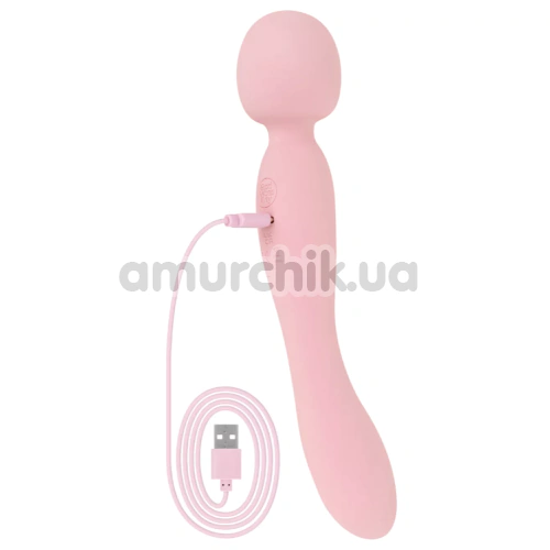 Універсальний вібромасажер Good Vibes Only Simi Double-Sided Wand, рожевий