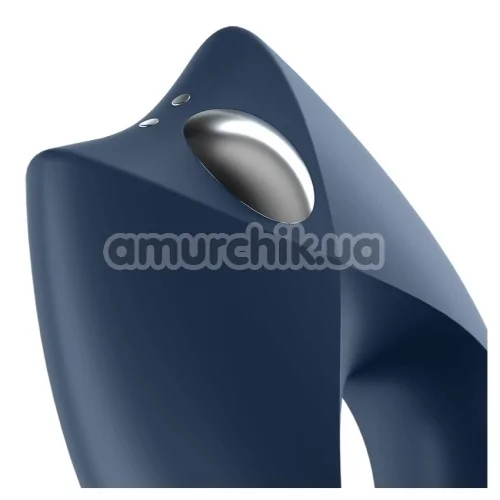 Виброкольцо Satisfyer Royal One Ring Vibrator, синее