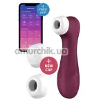 Симулятор орального секса для женщин Satisfyer Pro 2 Generation 3 Connect App, бордовый - Фото №1