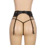 Комплект Star Night Lace Garter Belt Mesh, чорний: пояс для панчіх + трусики-стрінги - Фото №6