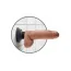 Вібратор King Cock Vibrating Cock With Balls 17.8 см, тілесний - Фото №3
