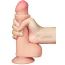 Фаллоимитатор Sliding-Skin Dual Layer Dong 7 с закрытой головкой, телесный - Фото №7