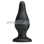 Анальная пробка Pretty Love Sturdy Silicone Anal Plug, черная - Фото №1