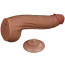 Фаллоимитатор Sliding-Skin Dual Layer Dong King Sized 12, светло-коричневый - Фото №5