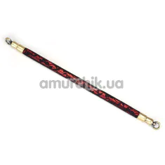 Фиксатор Liebe Seele Victorian Garden Lace and Vegan Leather Spreader Bar, красно-черный - Фото №1