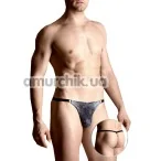 Трусы-стринги мужские Thong серые (модель 4488) - Фото №1