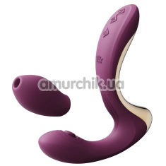 Вібратор для клітора і точки G з підігрівом та пульсацією Zalo Talis G-Spot PulseWave Vibrator, фіолетовий - Фото №1