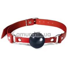 Кляп Feral Feelings Silicon Ball Gag, черно-красный - Фото №1