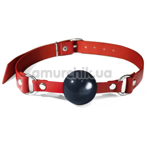 Кляп Feral Feelings Silicon Ball Gag, черно-красный - Фото №1