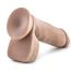 Фалоімітатор Au Naturel Sensa Feel Dildo 8 Inch, світло-коричневий - Фото №4