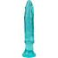 Фаллоимитатор Doc Johnson Crystal Jellies Anal Starter 5.5, бирюзовый - Фото №1