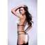 Боди Sexy Strappy Lace Teddy with Garters, зеленое - Фото №3