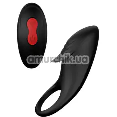 Віброкільце для члена Rings Of Love Remote Cockring, чорне - Фото №1