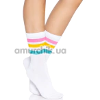 Носки Leg Avenue Pride Pansexual, белые - Фото №1