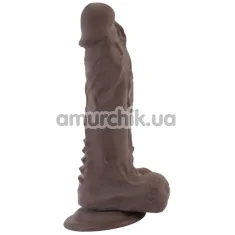 Фаллоимитатор T-skin ReaL Sensual Fucker, коричневый - Фото №1