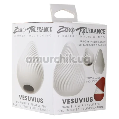 Мастурбатор Zero Tolerance Vesuvius, белый