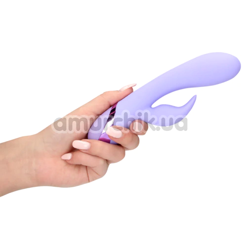 Вибратор Loveline Smooth Silicone Rabbit Vibrator, сиреневый