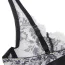 Комплект Star Night Sexy Floral Two-Tone Lace Set, черно-белый: бюстгальтер + трусики-стринги - Фото №9