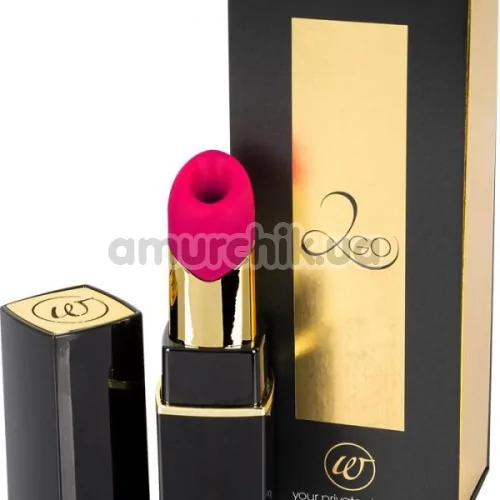 Симулятор орального секса для женщин Womanizer 2Go, черно-золотой