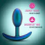 Анальная пробка Anal Adventures Matrix Nebula Plug, фиолетовая - Фото №7