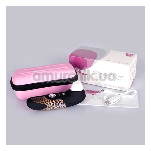 Симулятор орального сексу для жінок Womanizer W100, чорний