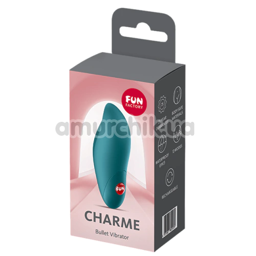 Клиторальный вибратор Fun Factory Charme, зеленый