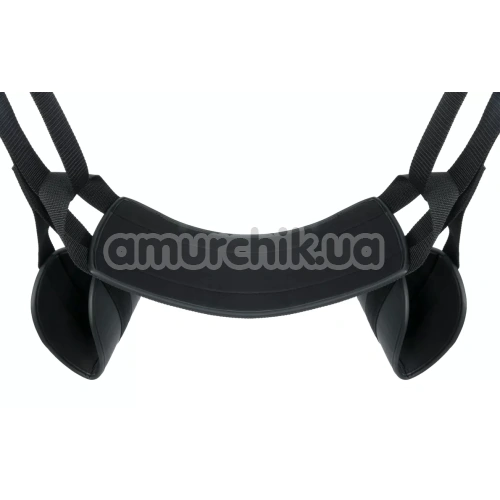 Секс-гойдалка Easy Toys Leg & Bum Support Over The Door Swing, чорна