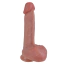 Фаллоимитатор Natural Play Silicone Dildo D1, телесный - Фото №1