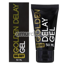 Гель-пролонгатор с охлаждающим эффектом Big Boy Golden Delay Gel, 60 мл - Фото №1