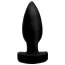 Анальна пробка з вібрацією Ass Thumpers The Taper 10X Smooth Vibrating Anal Plug, чорна - Фото №2