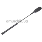 Стек DS Fetish Leather Riding Crop Whip, черный - Фото №1