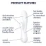 Вибратор Satisfyer Mono Flex, белый - Фото №7