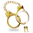 Наручники Taboom Gold Plated BDSM Handcuffs, золотые - Фото №3