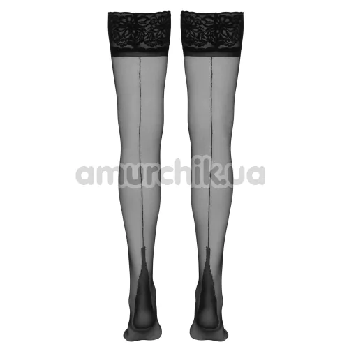 Чулки Cottelli Legwear Halterlose Strumpfe Hold-Up Stockings, черные