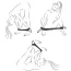 Фиксаторы для рук и ног Bad Kitty Naughty Toys Spreader Bar With Shackles, черные - Фото №7