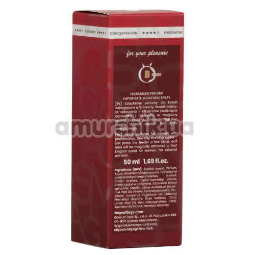 Духи с феромонами Miyoshi Miyagi Instinct для женщин, 50 мл