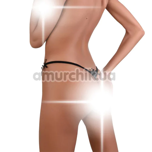 Трусики-стринги Daring Intimates Gina Spicy V-String, черные