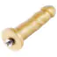 Фалоімітатор-насадка Hismith Golden Silicone Dildo 6.8, золотий - Фото №1