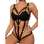 Боди JSY Sexy Lingerie JS228171, черное - Фото №3