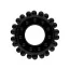 Эрекционное кольцо Power Plus Cock Ring Series LV1433, черное - Фото №1
