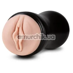 Искусственная вагина M For Men Soft+Wet Pussy With Pleasure Ridges and Orbs, телесная - Фото №1