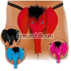 Труси-стрінги чоловічі Thong блакитні слоник (модель 4416) - Фото №1