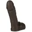 Фаллоимитатор Vac-U-Lock 8 Inch Realistic Cock, черный - Фото №3