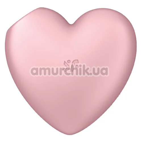 Симулятор орального секса для женщин с вибрацией Satisfyer Cutie Heart, розовый