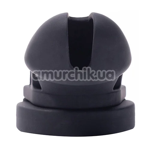 Пояс вірності Fantasy Fetish Silicone Cock Cage, чорний