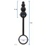 Анальная пробка с эрекционным кольцом Toy Joy Manpower Anal Plug & Cock Ring, черная - Фото №6