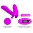 Вібратор для клітора і точки G Pretty Love Remote Control Massager, фіолетовий - Фото №9