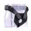 Трусики для страпона R.G.B Sex Harness Luxe Harness + 3 кільця чорні - Фото №1